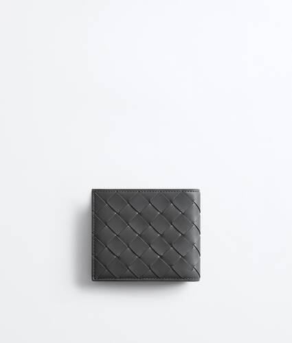 Men's Intrecciato Bi-Fold Wallet in Obsidian gray/radar Bottega Veneta Cyprus EN - Image 3
