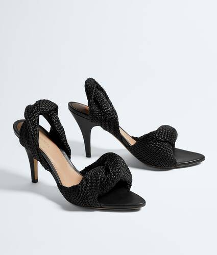Women's Grace Slingback Sandal in Black Bottega Veneta Portugal EN - Image 3