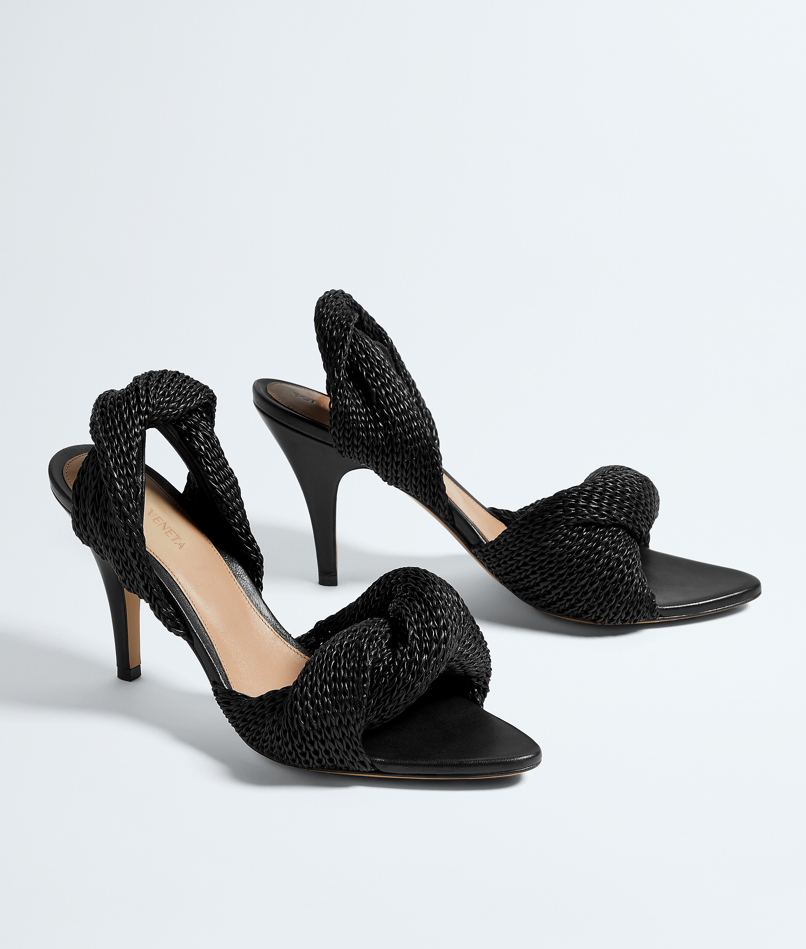Women's Grace Slingback Sandal in Black Bottega Veneta Luxembourg EN - Image 3
