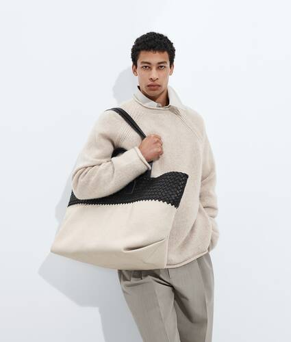 Cabat Mare grande da Uomo in Natural/black Bottega Veneta Italia IT - Image 2
