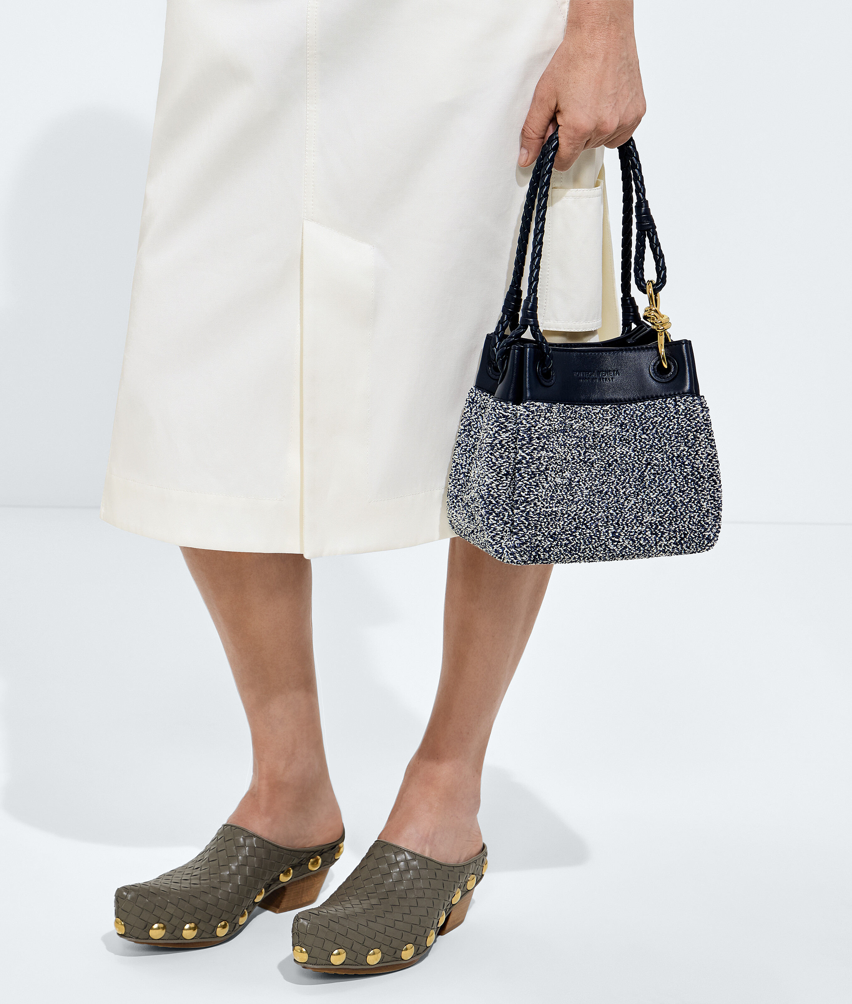 Women's Small Parachute in Midnight/alabaster/abyss Bottega Veneta Estonia EN - Image 2