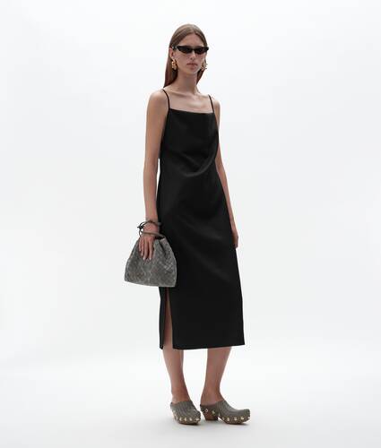 ウール グレインドプードル ドレス のために ウィメンズ で ダブルブラック Bottega Veneta 日本 JA - Image 1