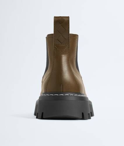 Men's Gum Chelsea Ankle Boot in Olive oil Bottega Veneta Italy EN - Image 5