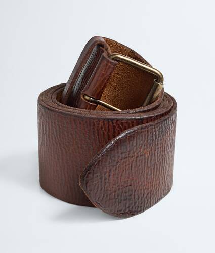 Women's Johnny Belt in Dark oak Bottega Veneta Denmark EN - Image 3