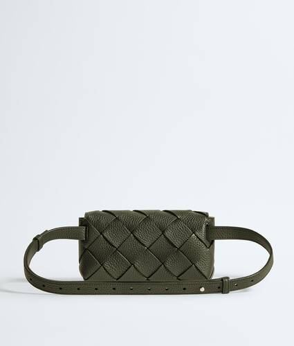Men's Diago Belt Bag in Bark green Bottega Veneta Australia EN - Image 5