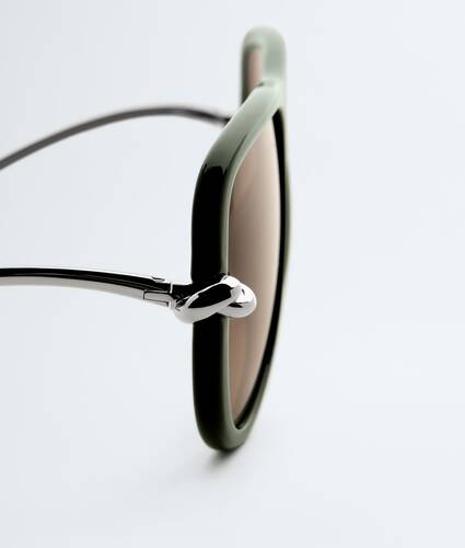 Knot Aviator-Sonnenbrille in Green brown Bottega Veneta Schweiz DE - Image 4