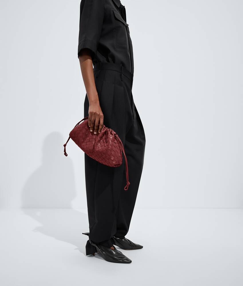 Women's Dustbag Notte in Lava red Bottega Veneta Mexico EN - Image 5