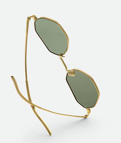 Intrecciato Geometrical Sunglasses