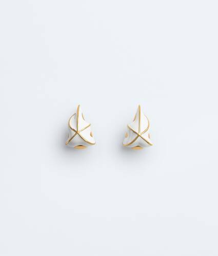 Women's Candy Drop Earrings in White Bottega Veneta Luxembourg EN - Image 1