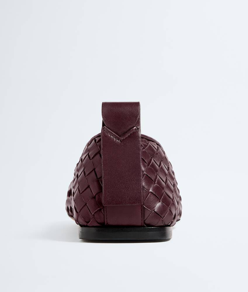 Women's Charlotte Ballerina in Deep mahogany Bottega Veneta Romania EN - Image 5