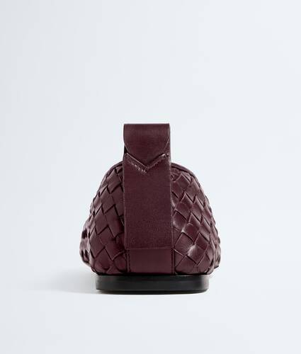 Women's Charlotte Ballerina in Deep mahogany Bottega Veneta Romania EN - Image 5