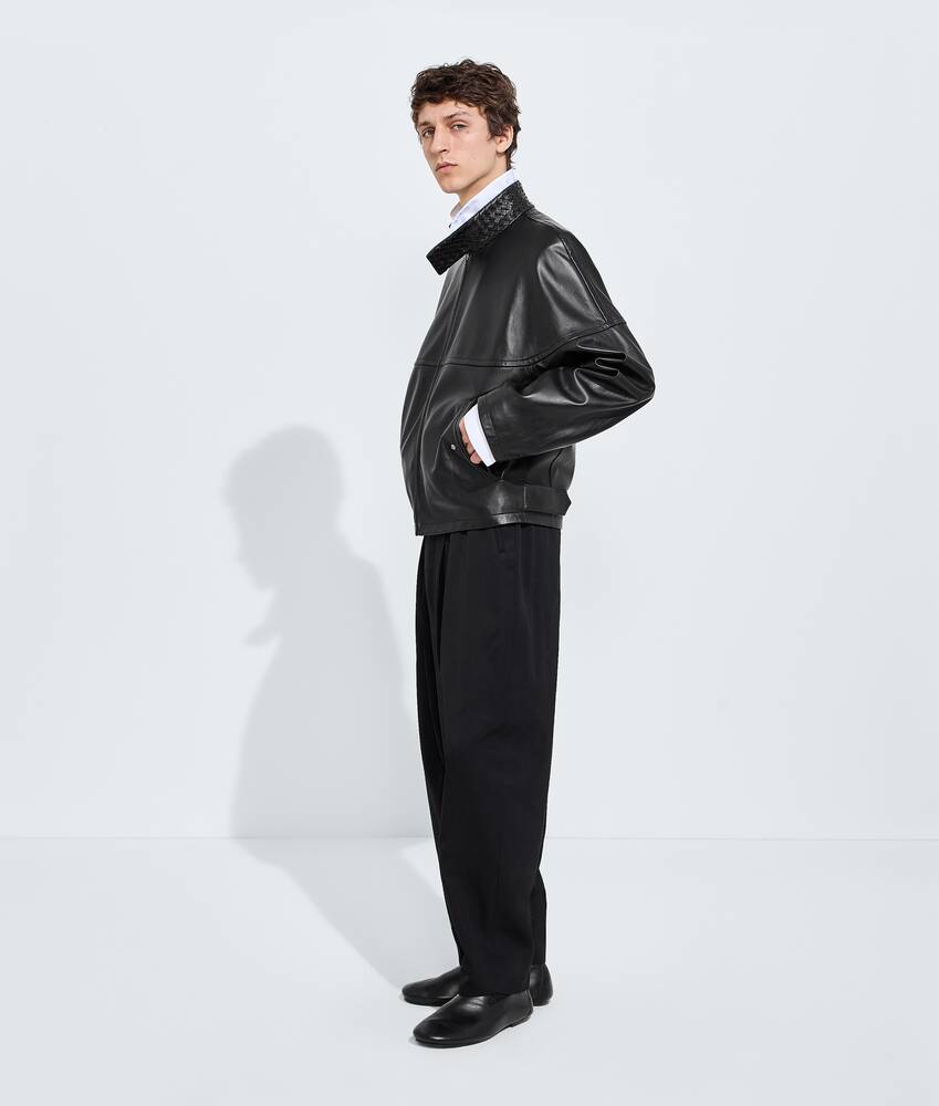 Lederjacke f&uuml;r Herren in Double black Bottega Veneta Deutschland DE - Image 2