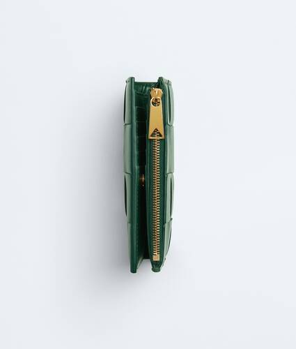 Women's Cassette Medium Bi-Fold Wallet in Emerald green Bottega Veneta Malaysia EN - Image 4