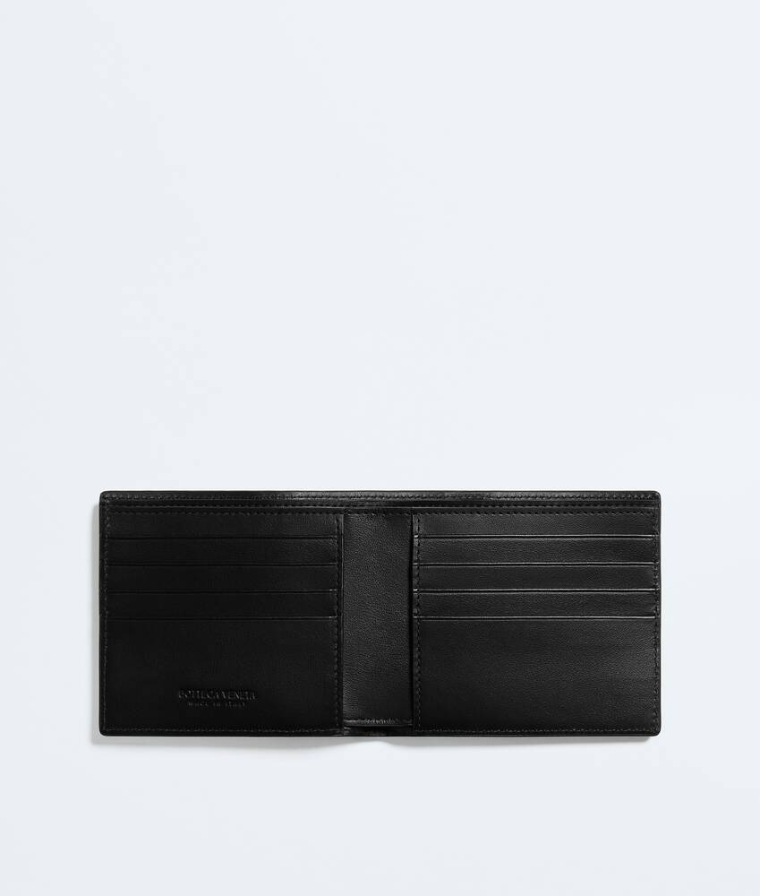 Men's Intrecciato Bi-Fold Wallet in Black Bottega Veneta Czechia EN - Image 2
