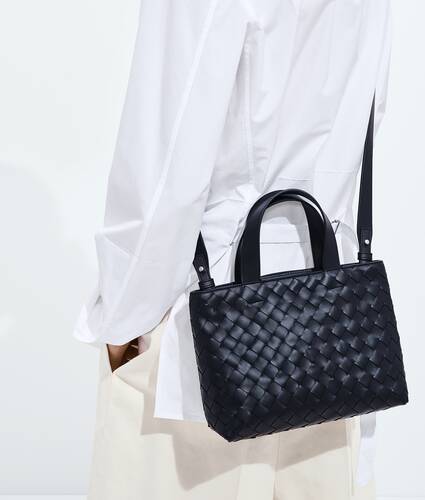 Mini Intrecciato Zipped Tote