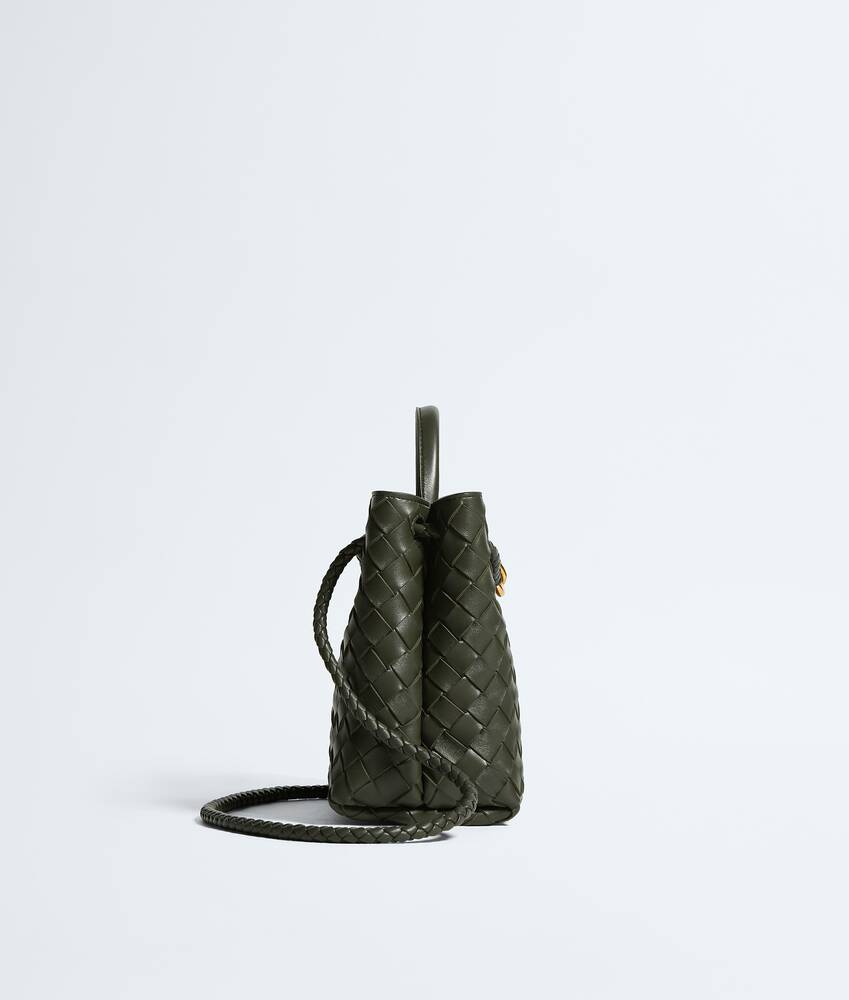 Women's Small Andiamo in Bark green Bottega Veneta Singapore EN - Image 4