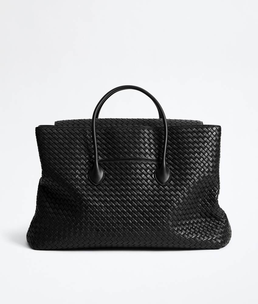 Men's Large Piega Tote in Black Bottega Veneta Hong Kong SAR China EN - Image 6