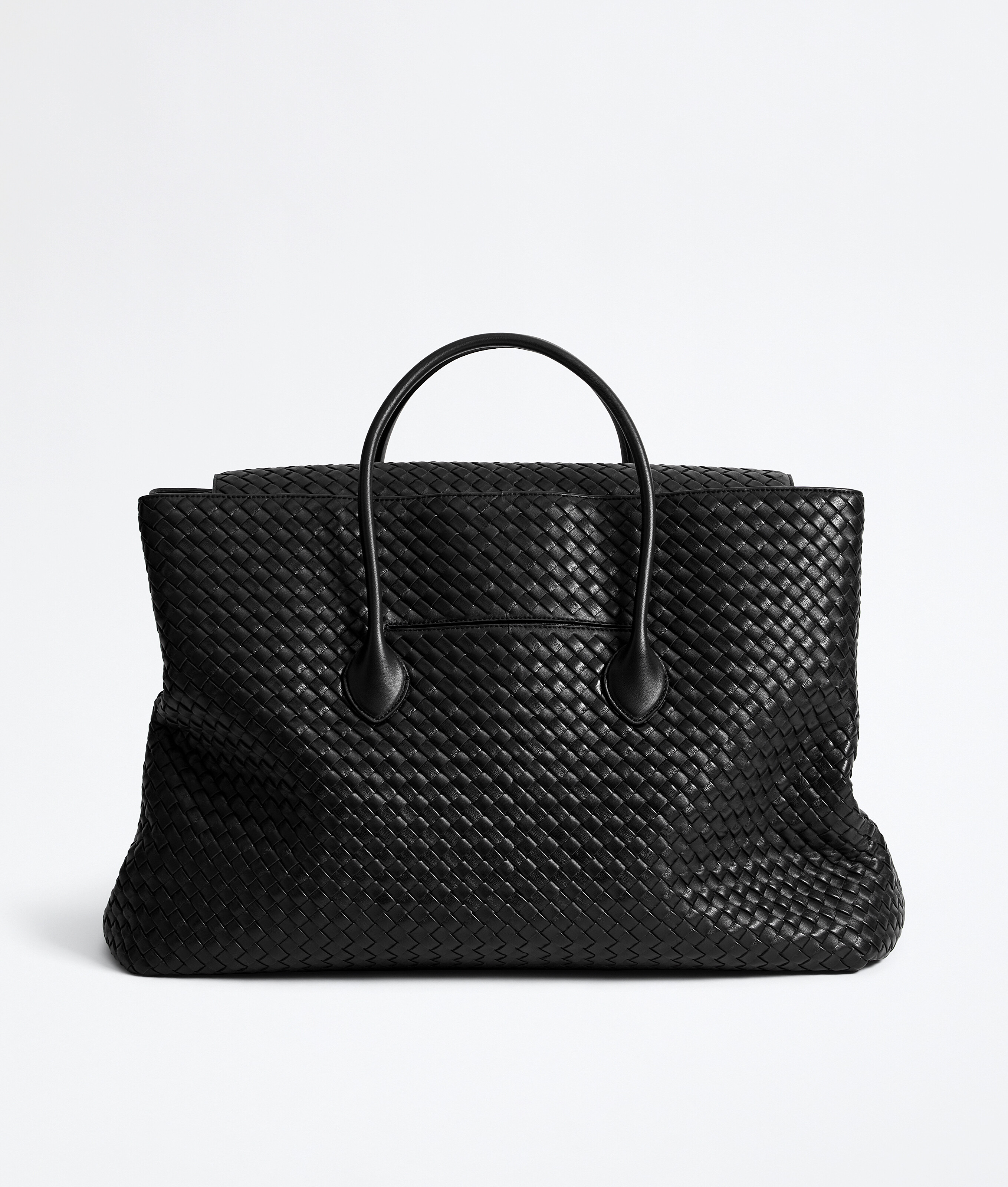 Men's Large Piega Tote in Black Bottega Veneta Luxembourg EN - Image 6