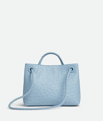 Ela's Bolsa Andiamo pequena em Ice Bottega Veneta Brasil PT - Image 5