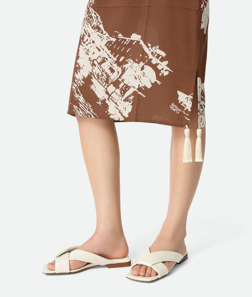 Women's Riva Flat Mule in Sea salt Bottega Veneta Norway EN - Image 2