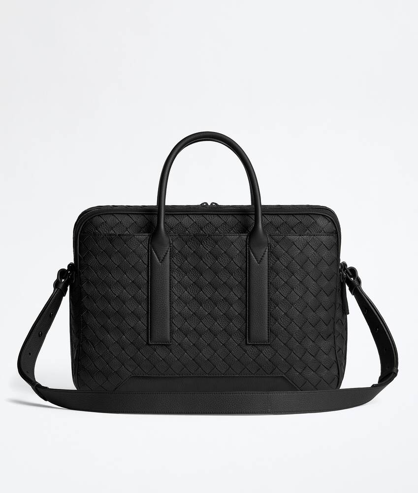 Men's Getaway Briefcase in Black Bottega Veneta Denmark EN - Image 4