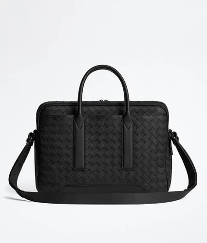 Men's Getaway Briefcase in Black Bottega Veneta Sweden EN - Image 4