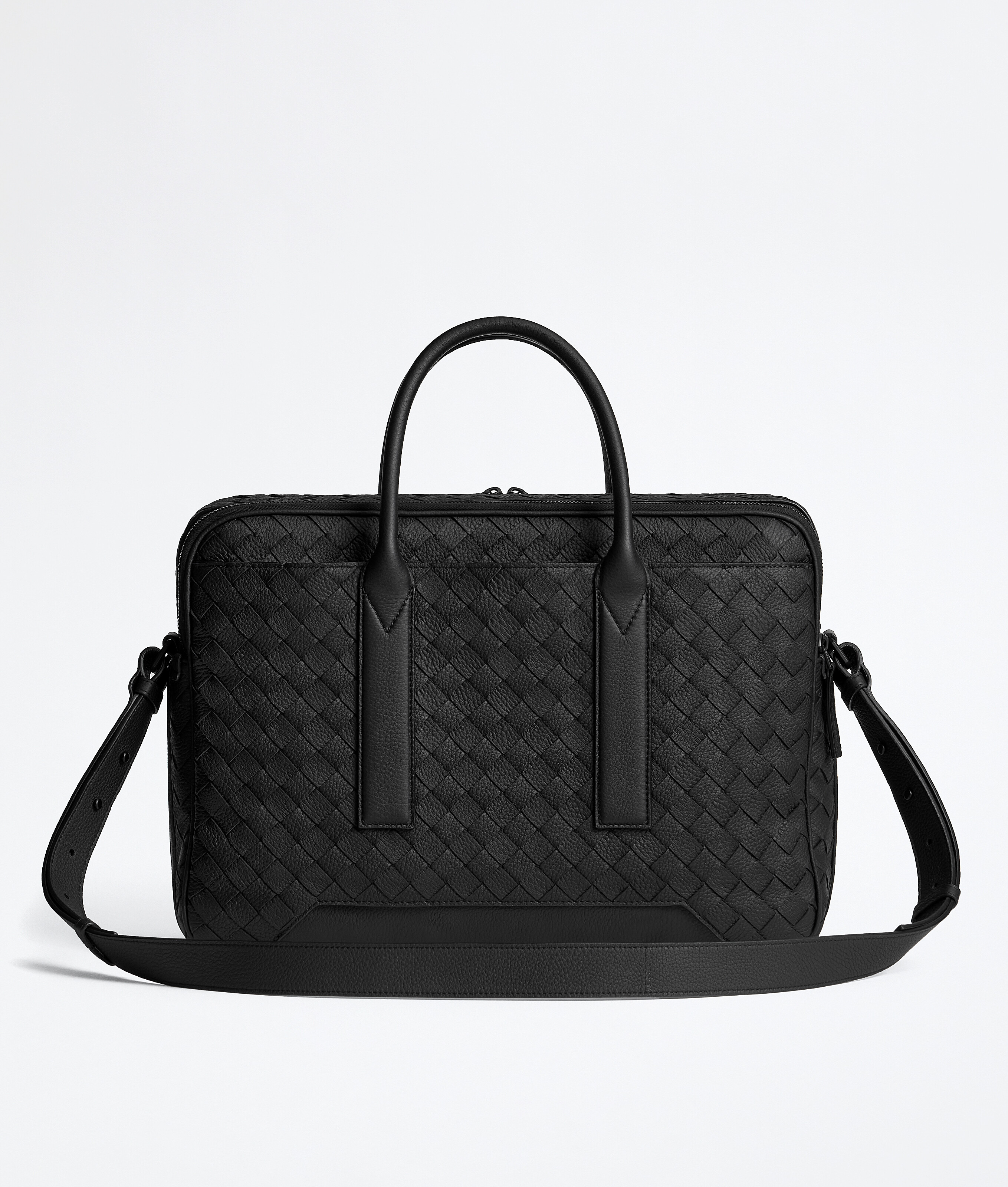 Men's Getaway Briefcase in Black Bottega Veneta Luxembourg EN - Image 4