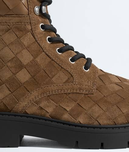 Bottines &agrave; lacets Haddock pour Homme en Dark caramel Bottega Veneta Monaco FR - Image 6