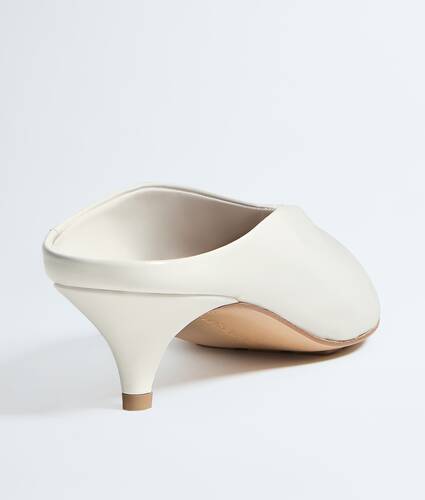 D&eacute;collet&eacute; mule Vesta da Donna in Alabaster Bottega Veneta Italia IT - Image 5