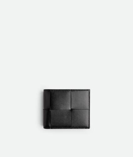 Men's Cassette Bi-Fold Wallet in Black Bottega Veneta Taiwan EN - Image 1