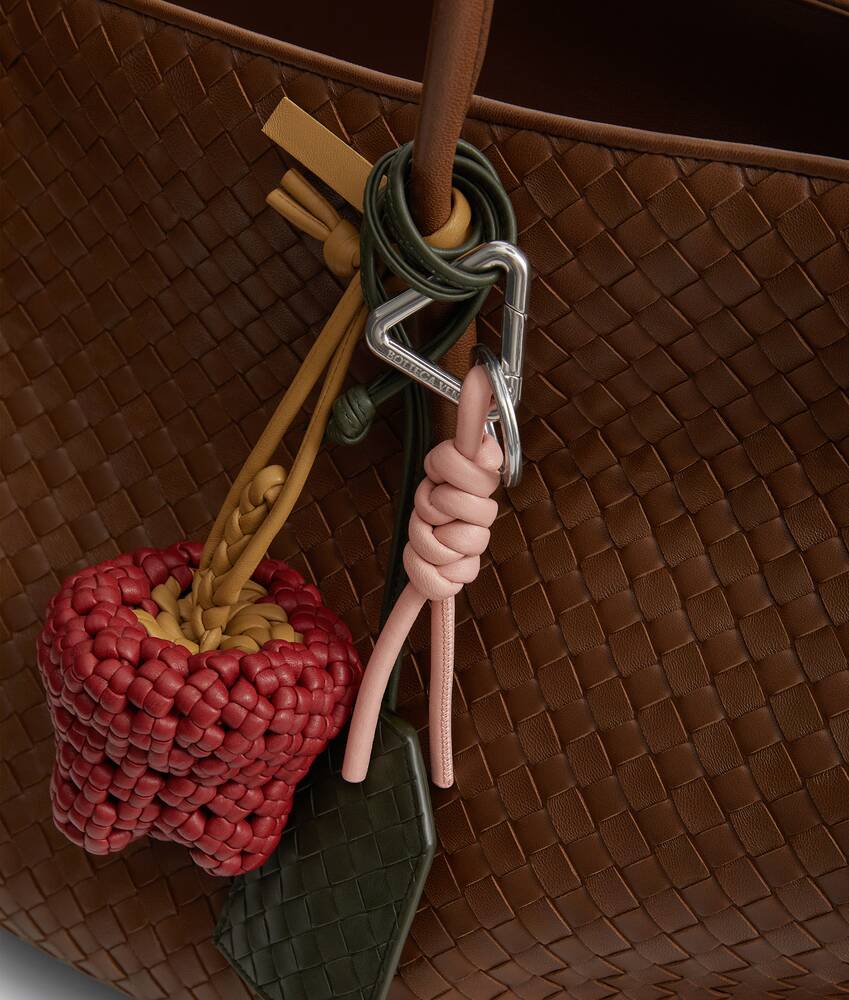 Ele's Chaveiro Triangle em Terra pink Bottega Veneta Brasil PT - Image 2