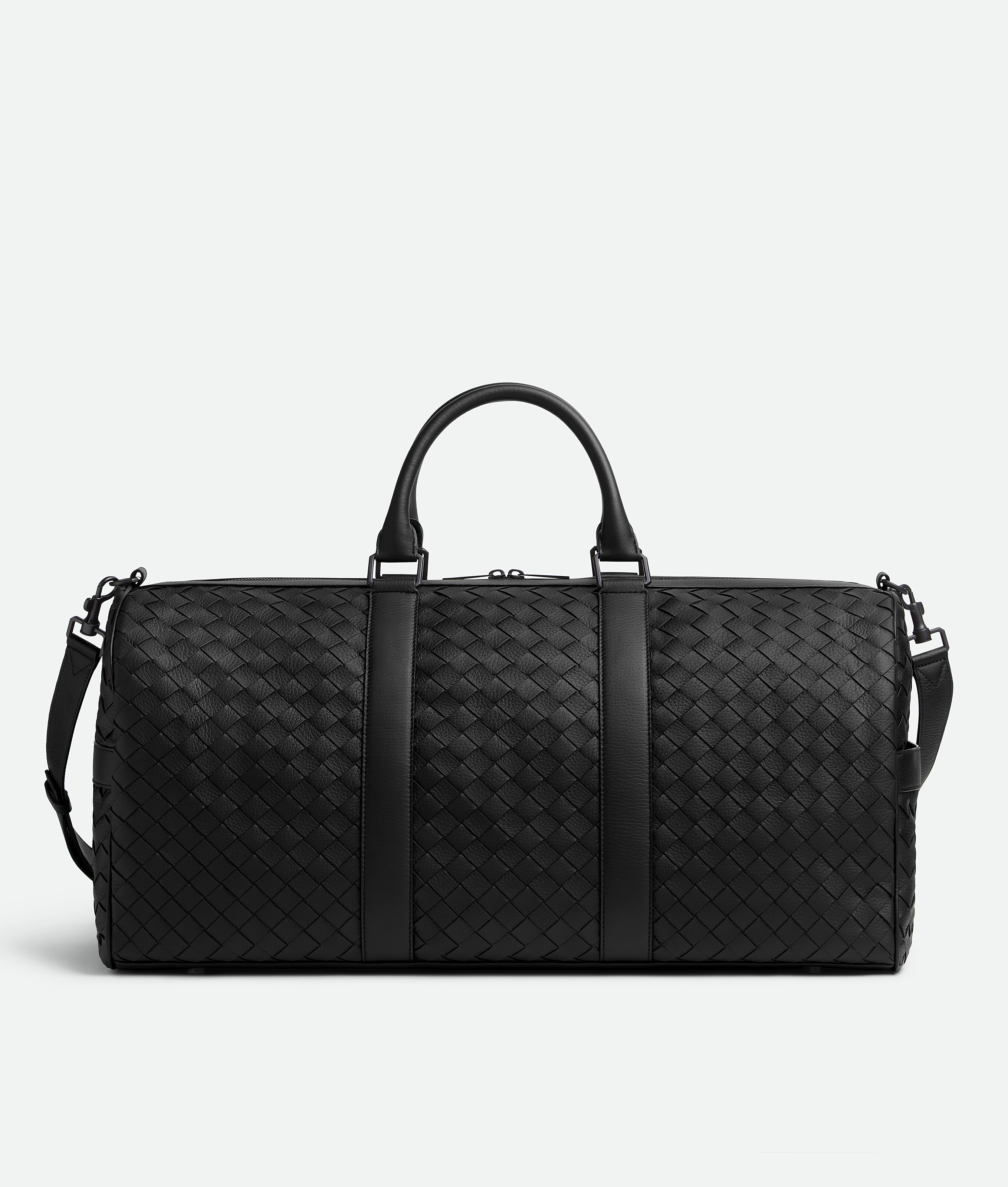 Bottega Veneta Intrecciato Cabin Duffle - Black - Man -