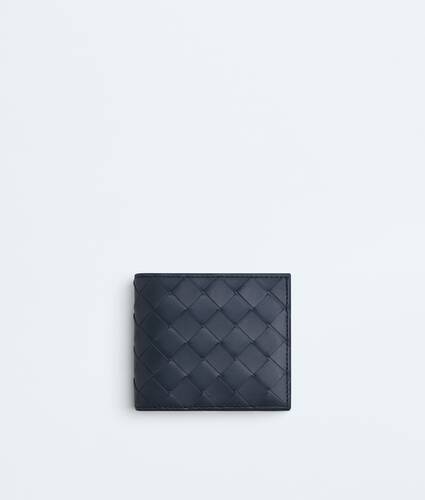 Men's Intrecciato Bi-Fold Wallet With Coin Purse in Space Bottega Veneta Norway EN - Image 1