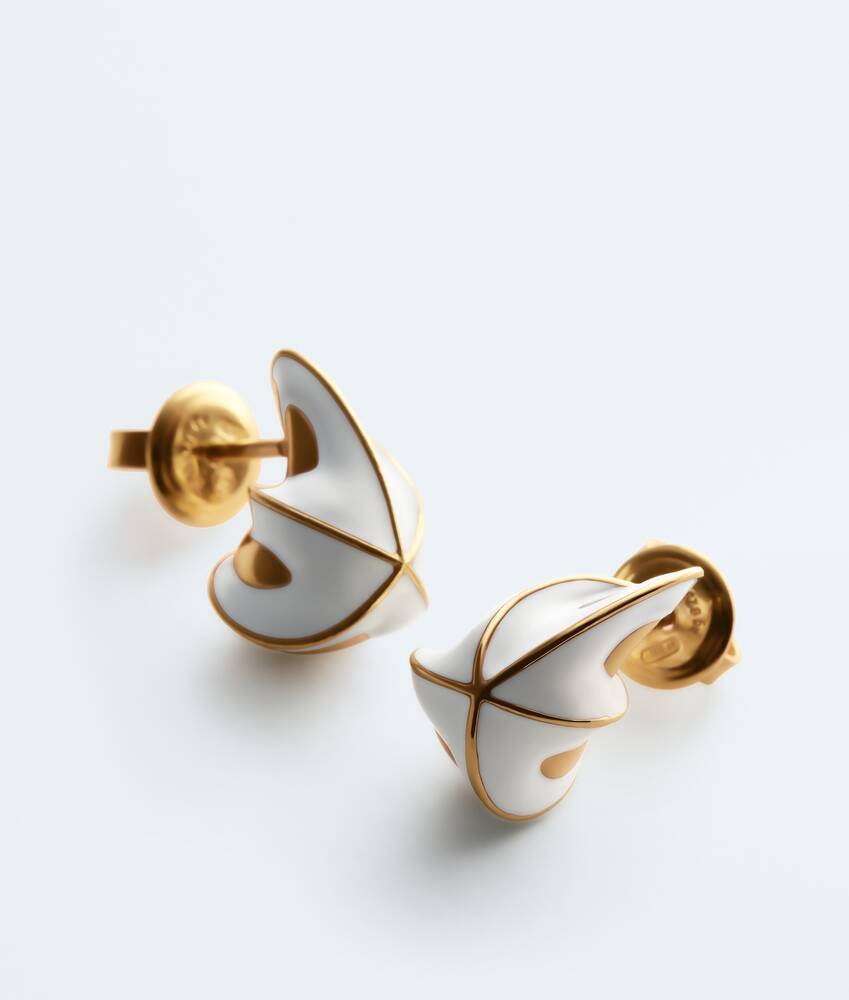 Women's Candy Drop Earrings in White Bottega Veneta Luxembourg EN - Image 4