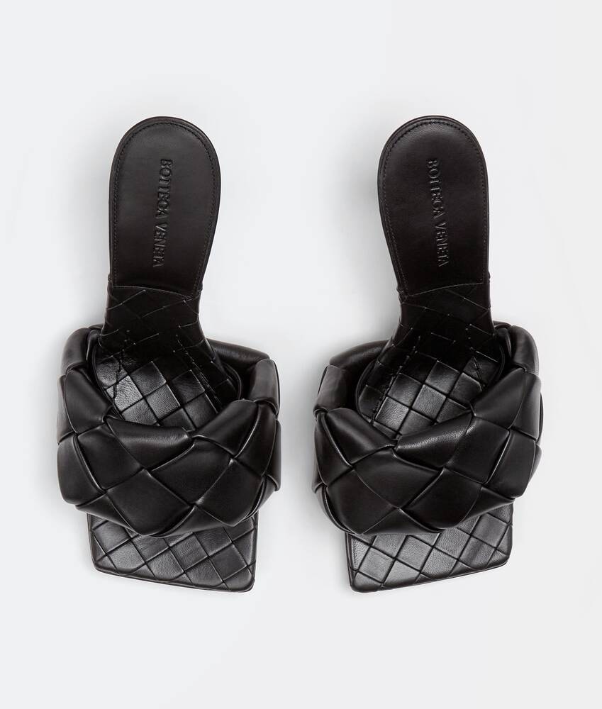 Women's Lido Mule in Black Bottega Veneta Brazil EN - Image 4