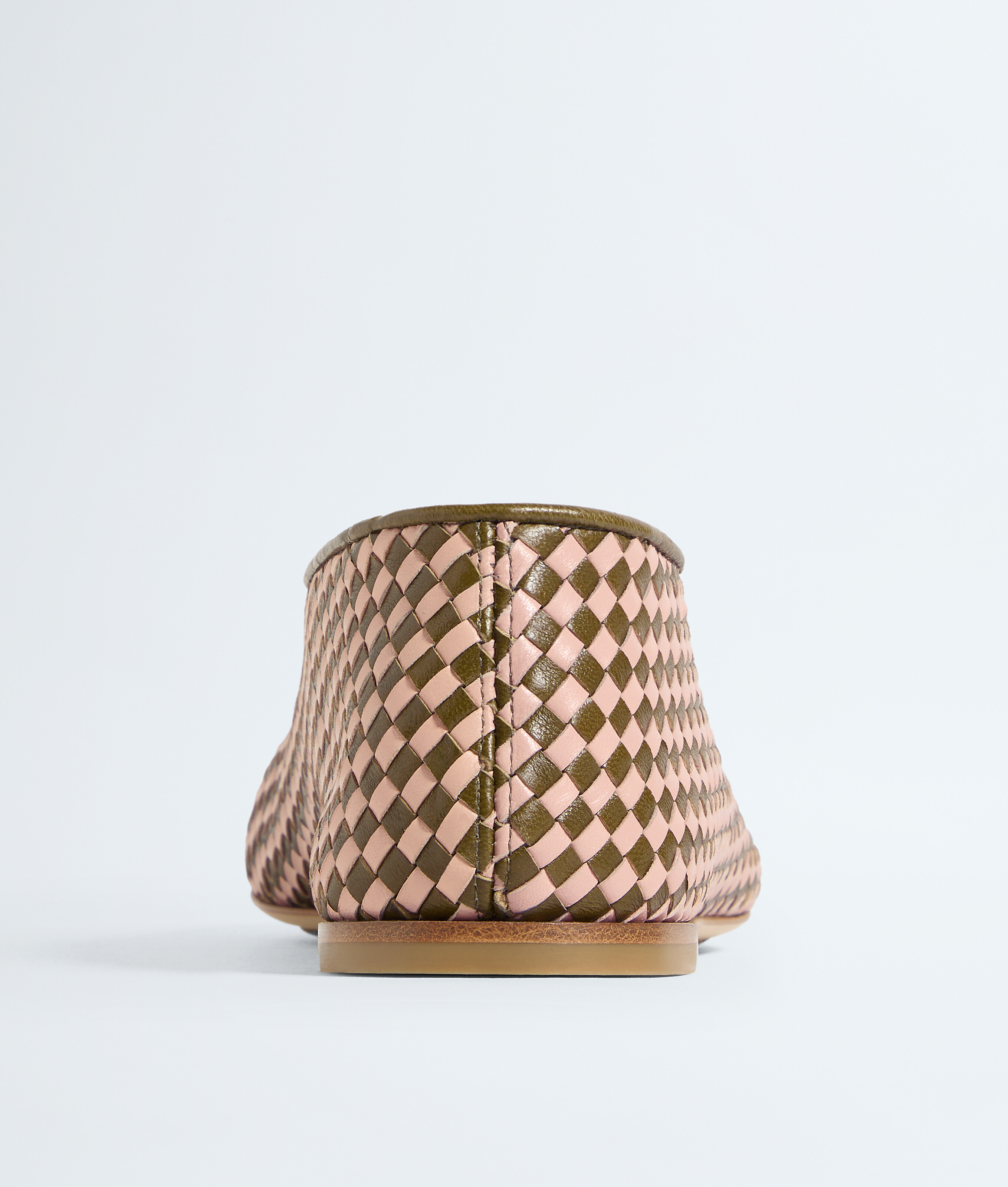 Women's Rosa Ballerina in Terra pink/olive oil Bottega Veneta Luxembourg EN - Image 5