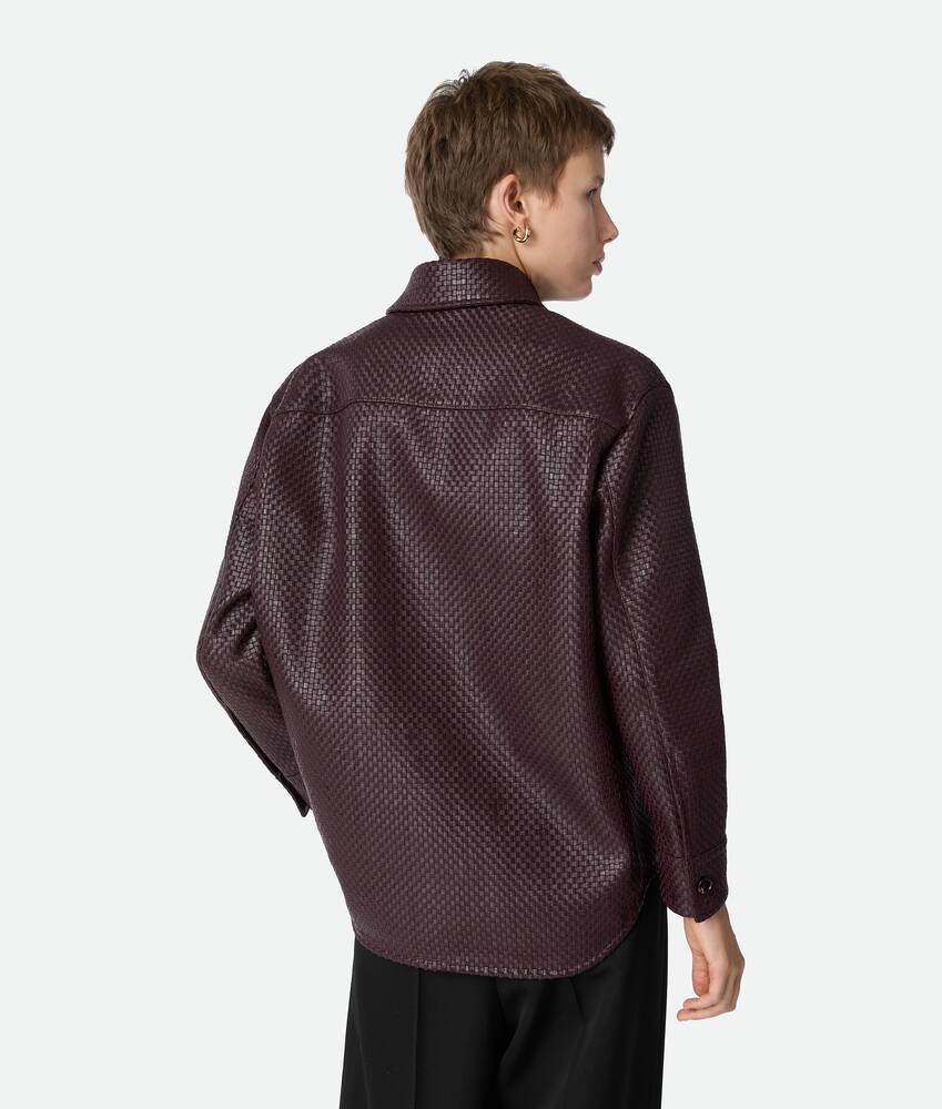 Ein größeres Bild des Produktes anzeigen 3 - Lederhemd mit Mini Intrecciato