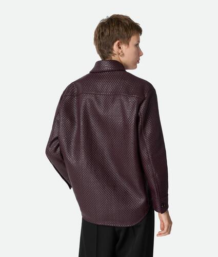 Mini Intrecciato Leather Shirt