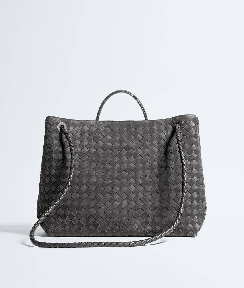 Women's Large Andiamo in Obsidian gray Bottega Veneta Zimbabwe EN - Image 5