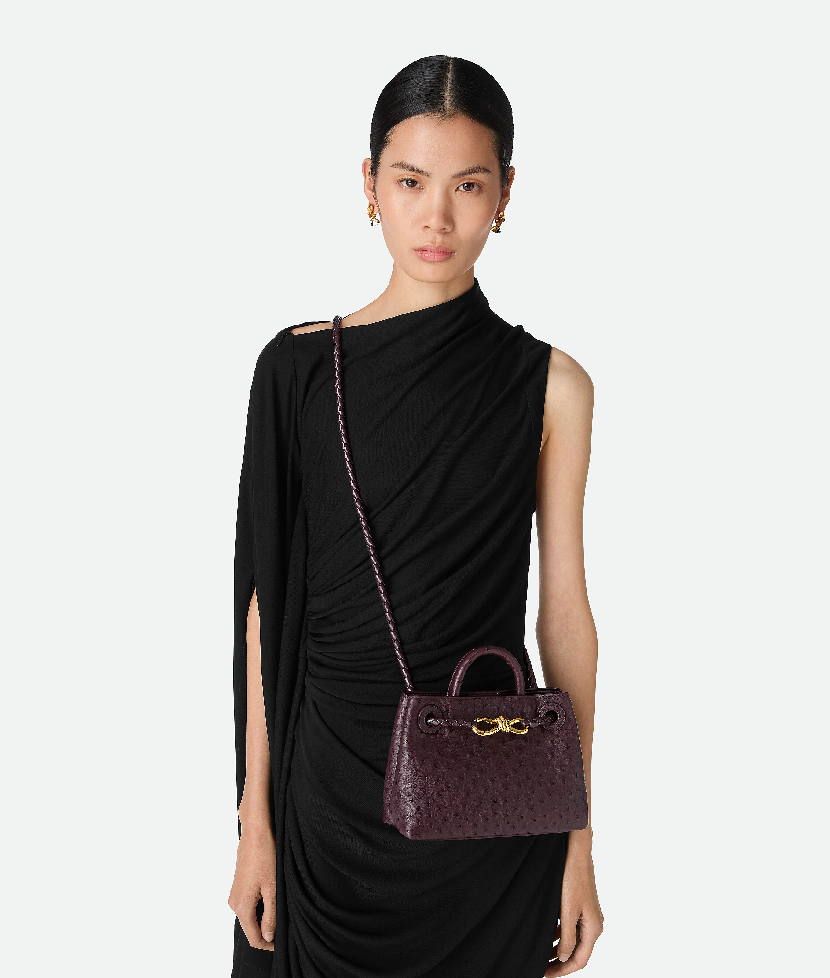 Bottega Veneta Andiamo Mini In Brown
