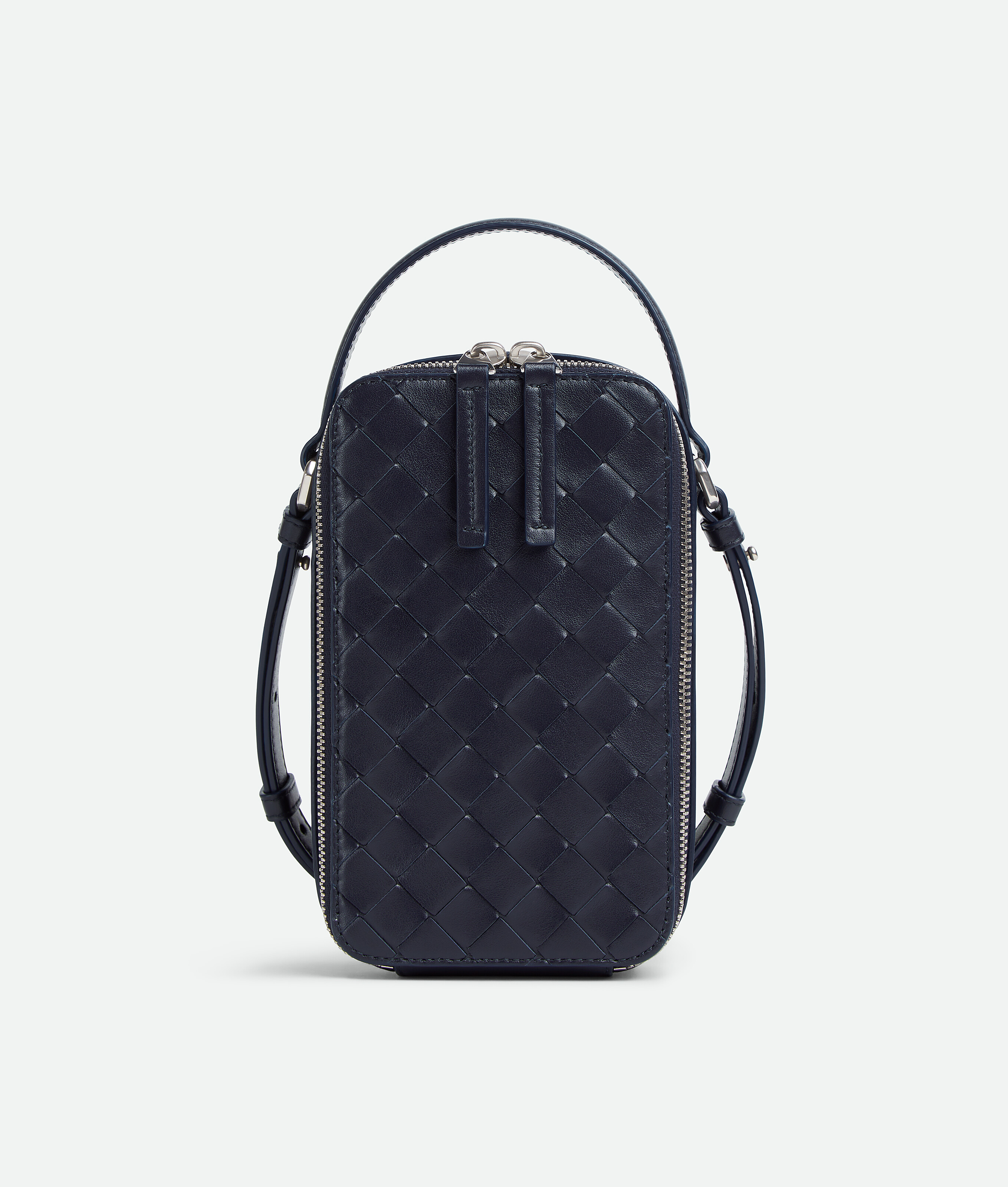 Bottega Veneta Blue Getaway Phone Pouch - Man - U