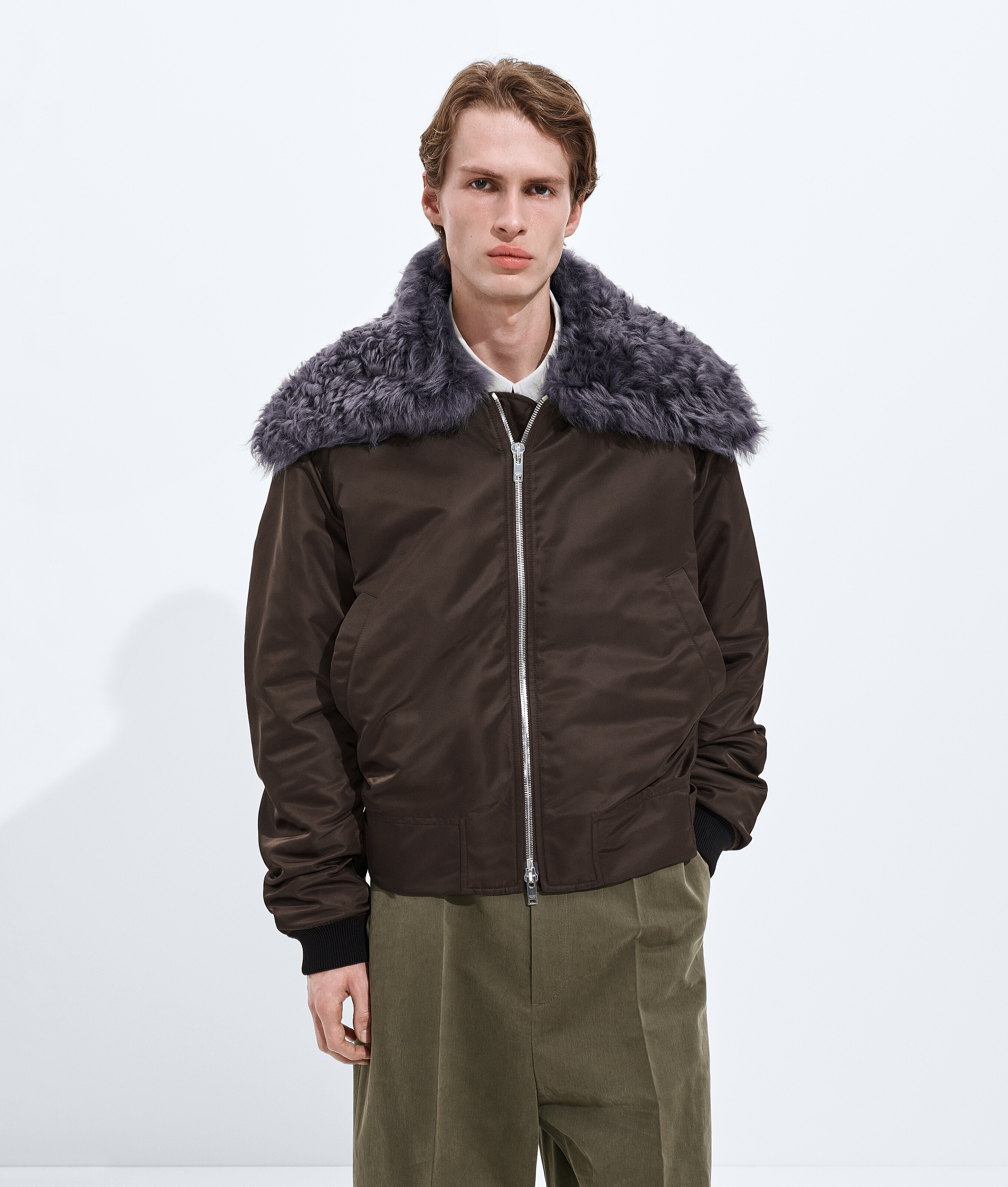 Padded Nylon Bomber