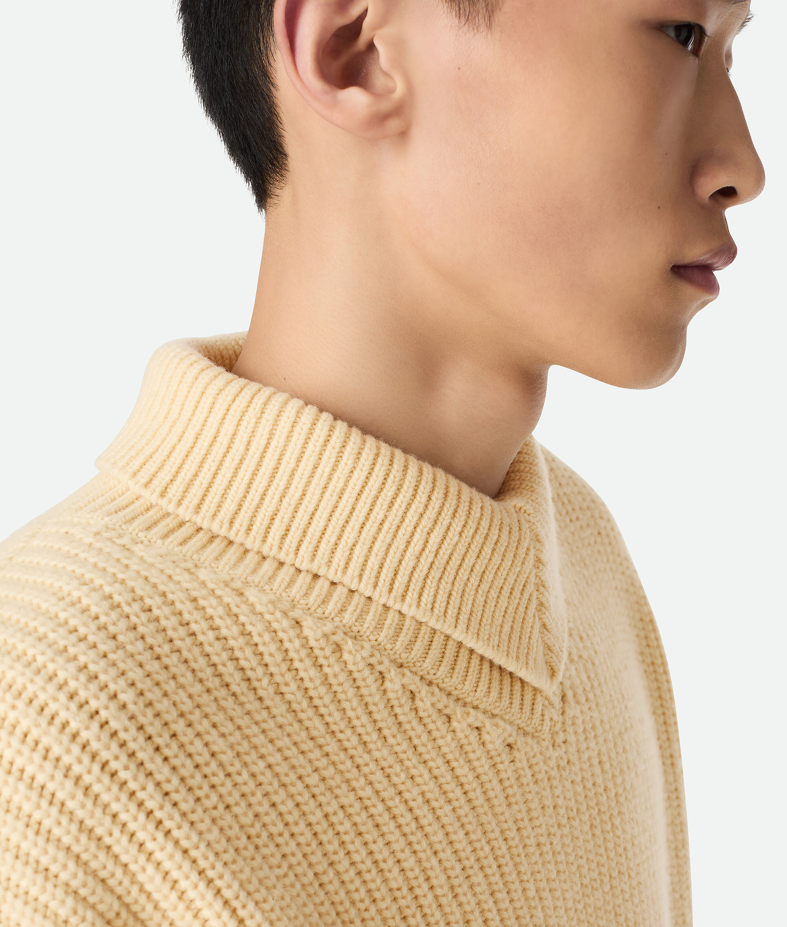 Bottega Veneta Pull En Laine Et Cachemire In Shell