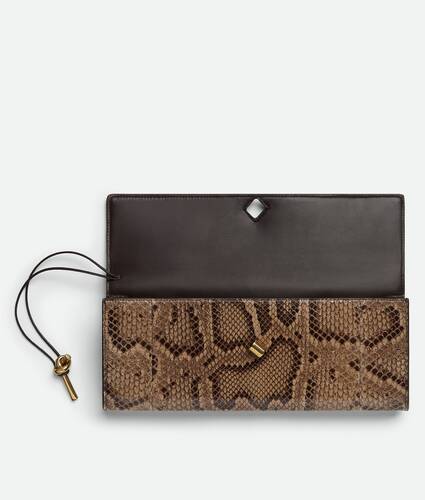 Women's Andiamo Clutch in Python/fondant Bottega Veneta Netherlands EN - Image 4