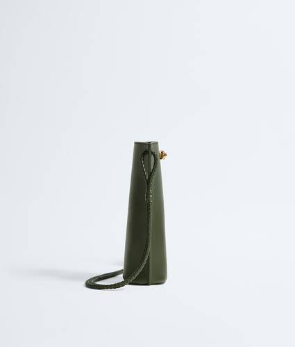 Women's Bacio Phone Bucket in Green tweed Bottega Veneta United States EN - Image 4