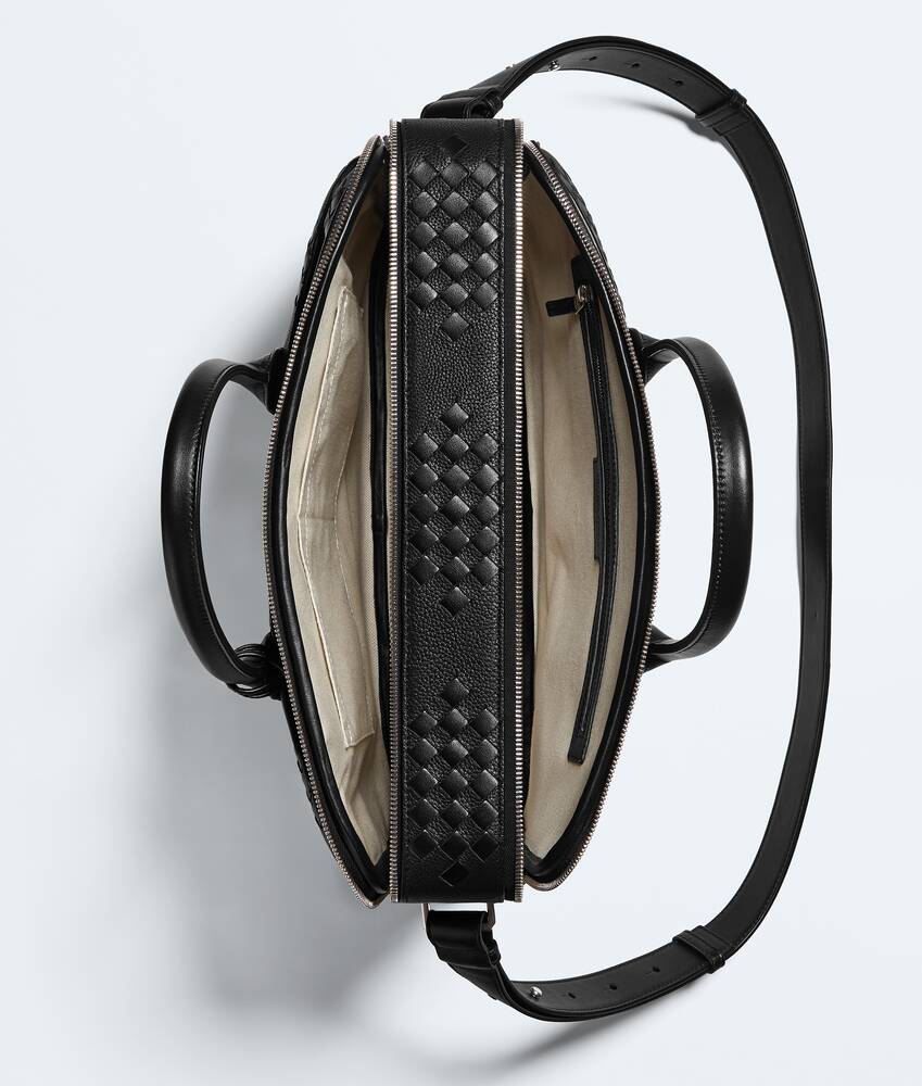 Men's Getaway Briefcase in Black Bottega Veneta Cyprus EN - Image 3