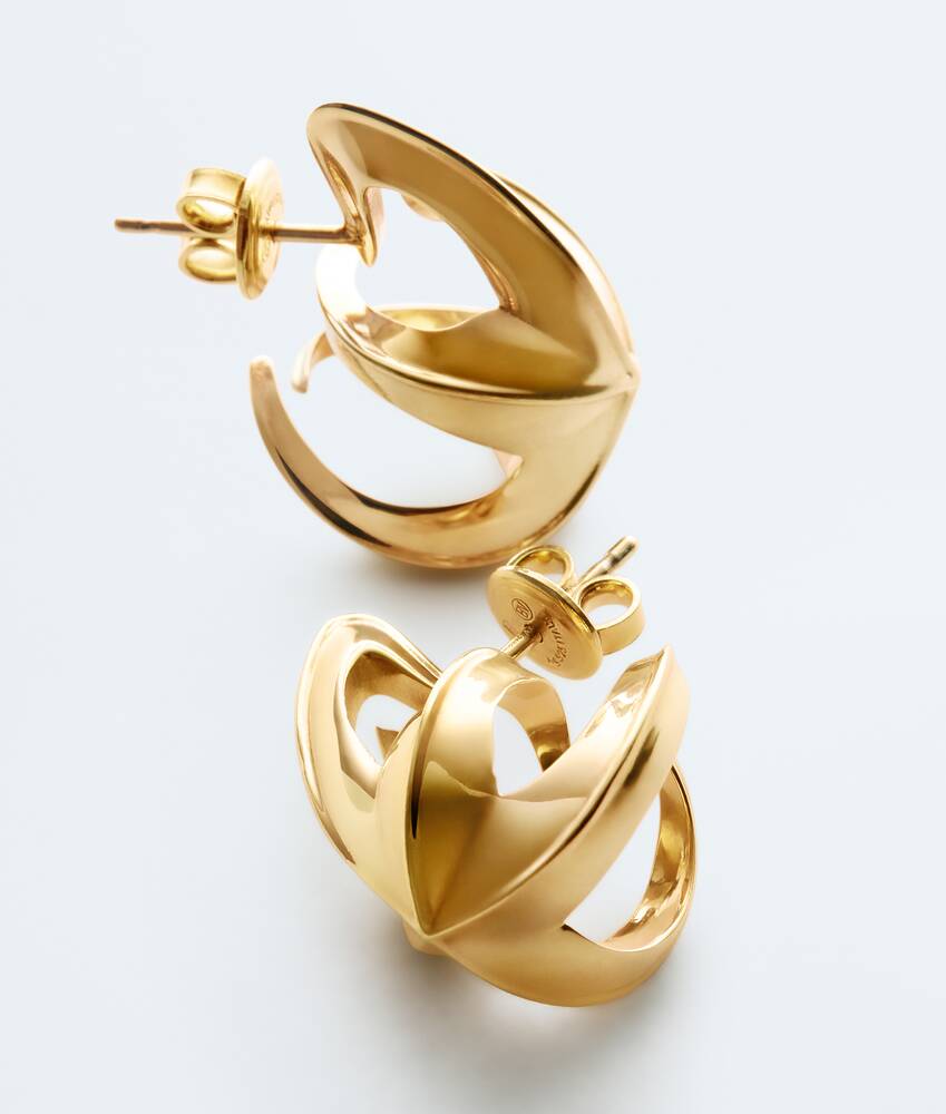 Ela's Brincos Drop em Yellow gold Bottega Veneta Brasil PT - Image 3