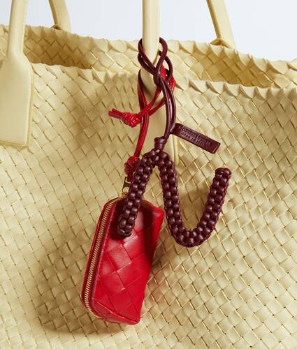 Women's Intrecciato Micro Pouch in Cardinal Bottega Veneta Netherlands EN - Image 2