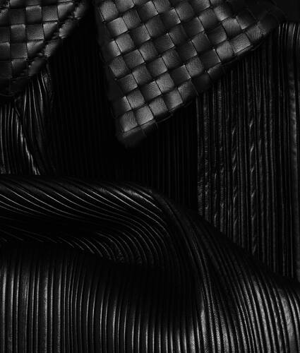 Cappotto in pelle plissettato da Donna in Double black Bottega Veneta Italia IT - Image 3