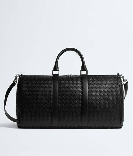 Men's Intrecciato Cabin Duffle in Black Bottega Veneta Belgium EN - Image 1